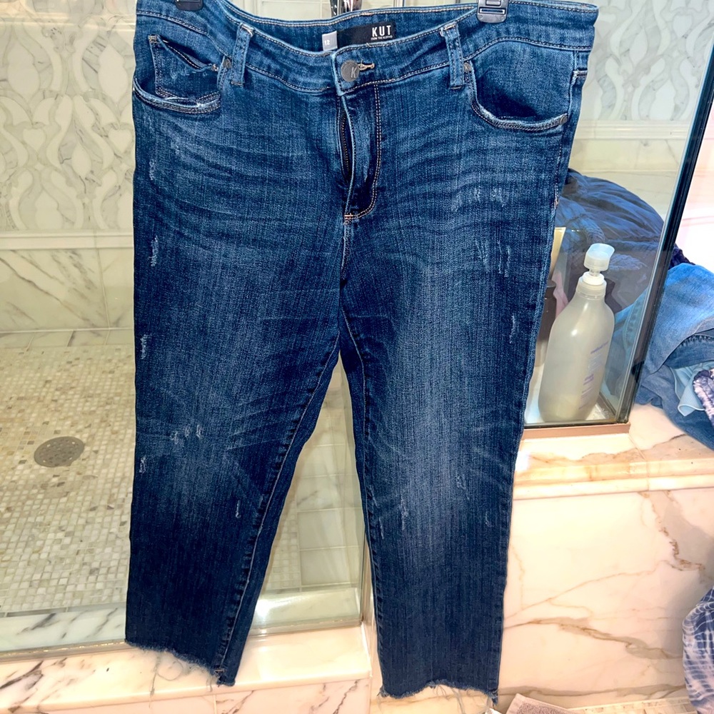 Kut dark wash jean size 12